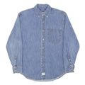 LEVI'S Mens Blue Denim Shirt M Classic Cotton Button-Down Long Sleeve Casual
