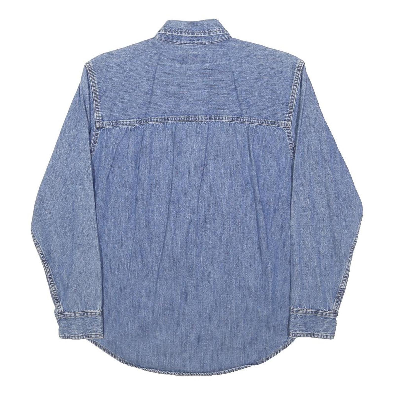LEVI'S Mens Blue Denim Shirt M Classic Cotton Button-Down Long Sleeve Casual