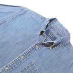 LEVI'S Mens Blue Denim Shirt M Classic Cotton Button-Down Long Sleeve Casual