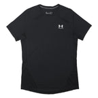 UNDER ARMOUR Mens Black Athletic T-Shirt M Short Sleeve Crew Neck Performance