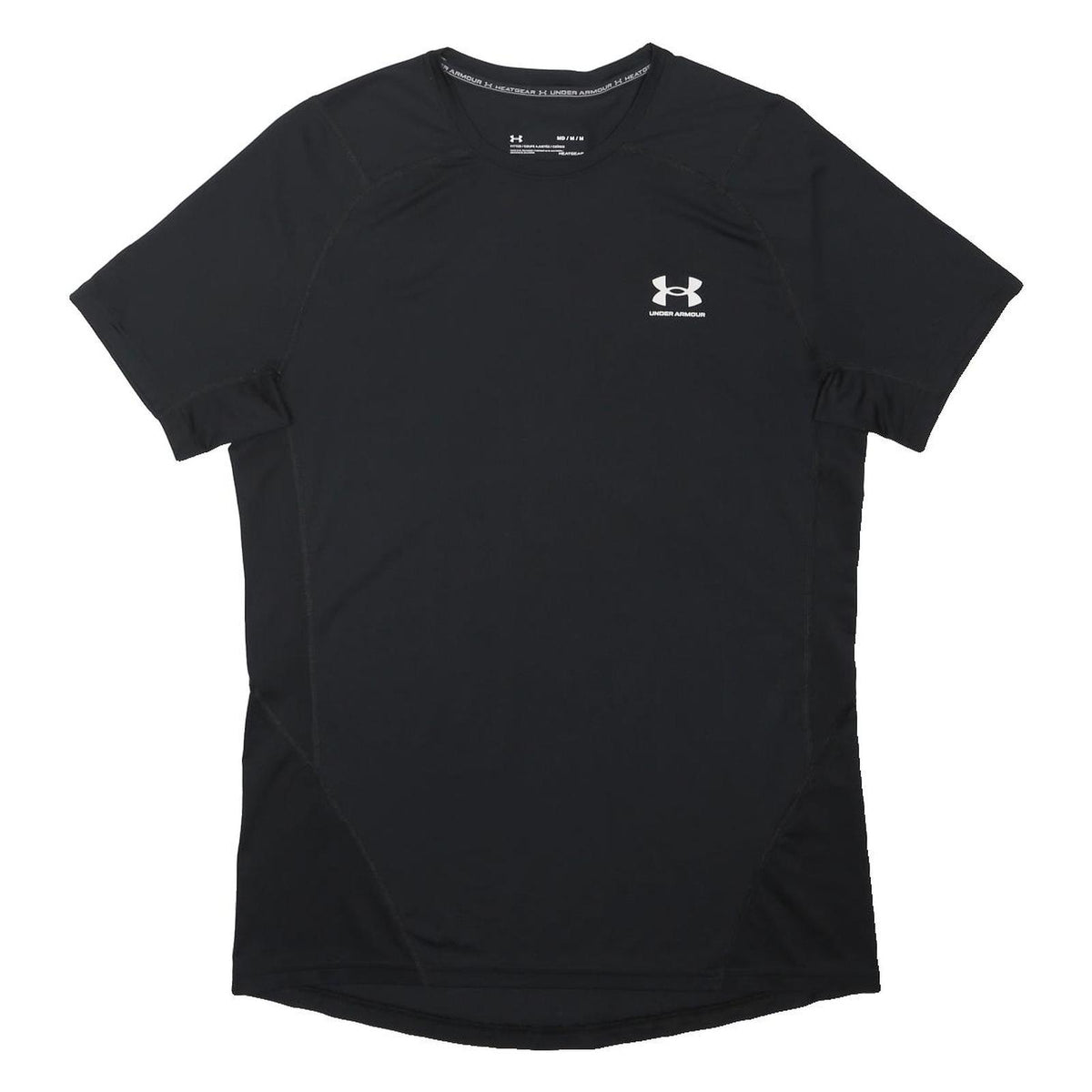 UNDER ARMOUR Mens Black Athletic T-Shirt M Short Sleeve Crew Neck Performance
