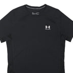 UNDER ARMOUR Mens Black Athletic T-Shirt M Short Sleeve Crew Neck Performance