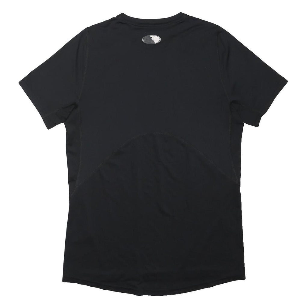 UNDER ARMOUR Mens Black Athletic T-Shirt M Short Sleeve Crew Neck Performance