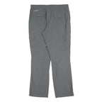 COLUMBIA Womens Polyester Blend Grey Regular Cargo Trousers W32 L32 Outdoor Zip
