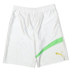 PUMA Mens Shorts White & Green Casual XL W30 Sportswear Comfortable