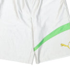PUMA Mens Shorts White & Green Casual XL W30 Sportswear Comfortable