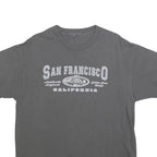 Mens Grey San Francisco California Graphic T-Shirt L Short Sleeve Crew Neck