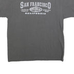 Mens Grey San Francisco California Graphic T-Shirt L Short Sleeve Crew Neck