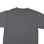 MAJESTIC Mens Grey Rockies Baseball Graphic T-Shirt L Crew Neck Short Sleeve