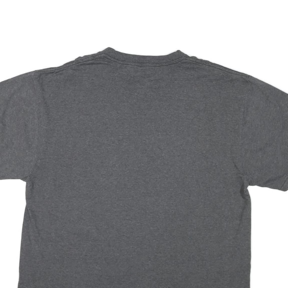 MAJESTIC Mens Grey Rockies Baseball Graphic T-Shirt L Crew Neck Short Sleeve