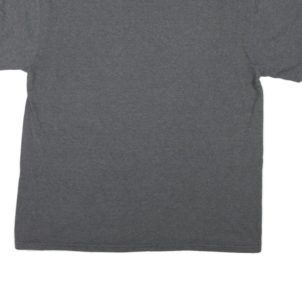 MAJESTIC Mens Grey Rockies Baseball Graphic T-Shirt L Crew Neck Short Sleeve