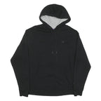 CHAMPION Mens Black Hoodie L Cotton Blend Classic Pullover Pocket Logo