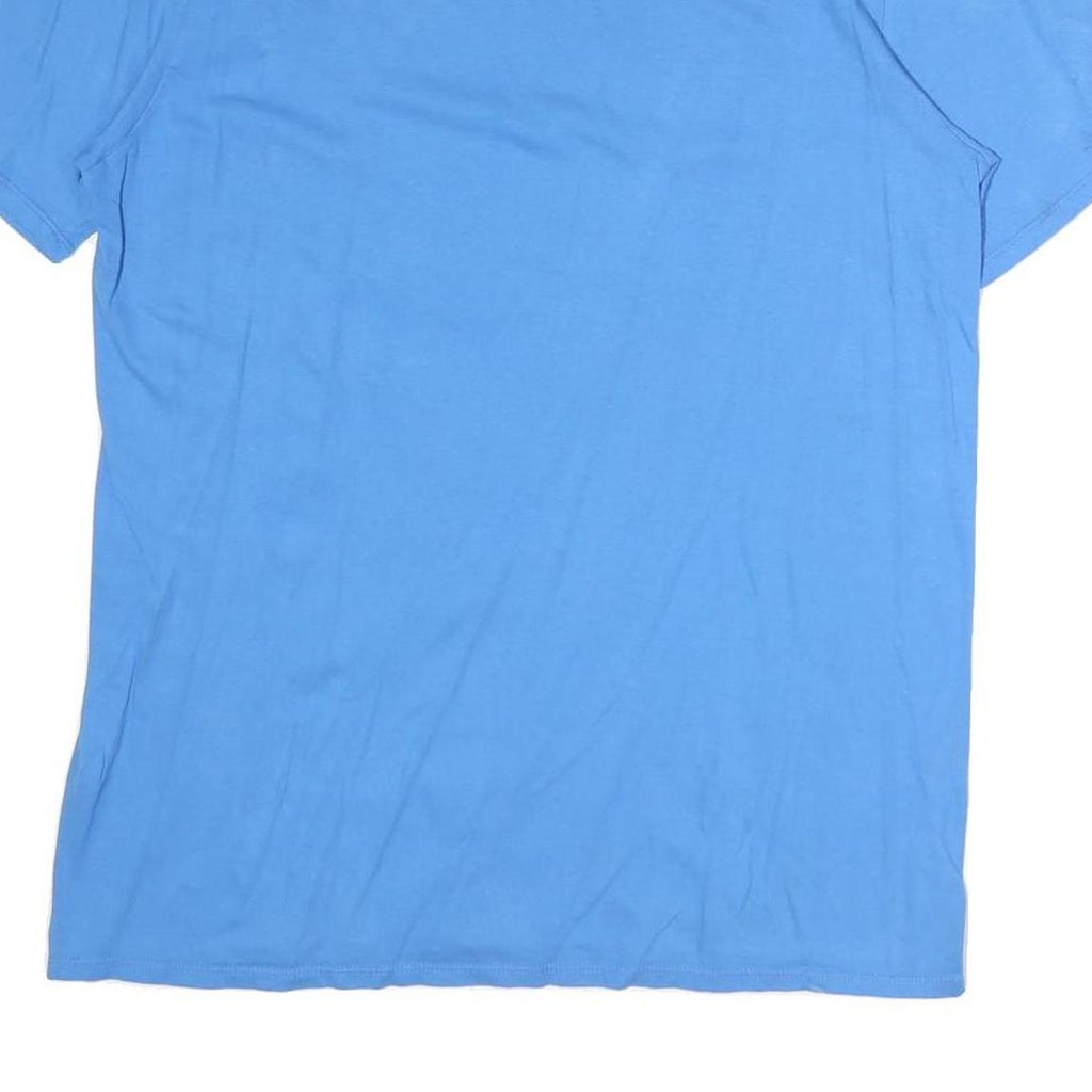NIKE Mens Blue Graphic T-Shirt L Short Sleeve Crew Neck Just Do It Casual