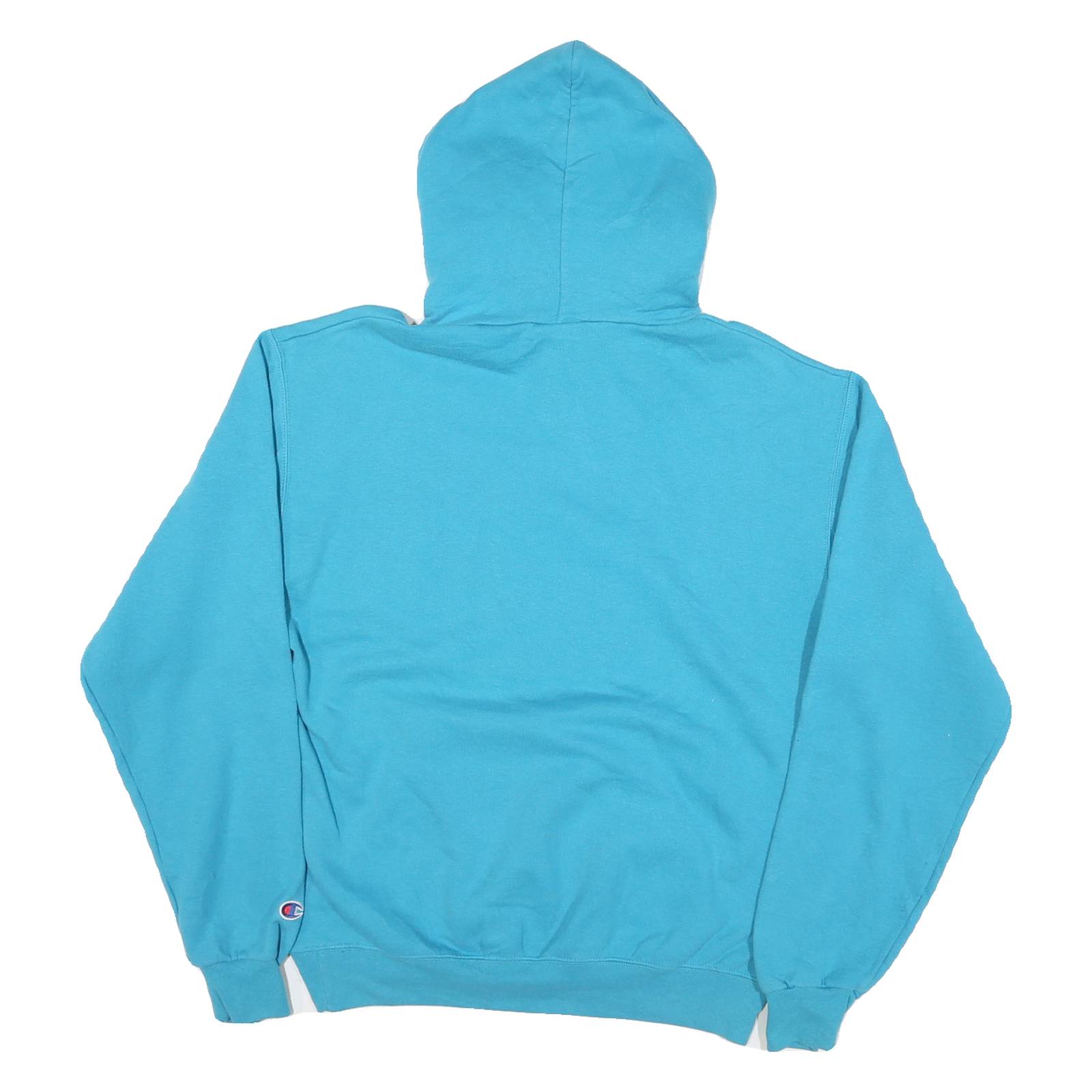 CHAMPION Mens Blue Purdue University Hoodie M Cotton Blend Pullover
