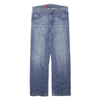 TOMMY HILFIGER Mens Jeans Blue Classic Straight Denim Medium W30 L28 Zip Cotton