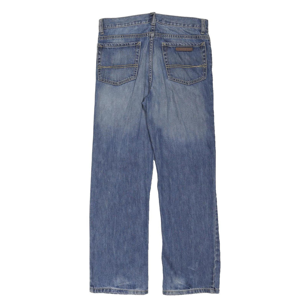 TOMMY HILFIGER Mens Jeans Blue Classic Straight Denim Medium W30 L28 Zip Cotton