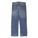 TOMMY HILFIGER Mens Jeans Blue Classic Straight Denim Medium W30 L28 Zip Cotton