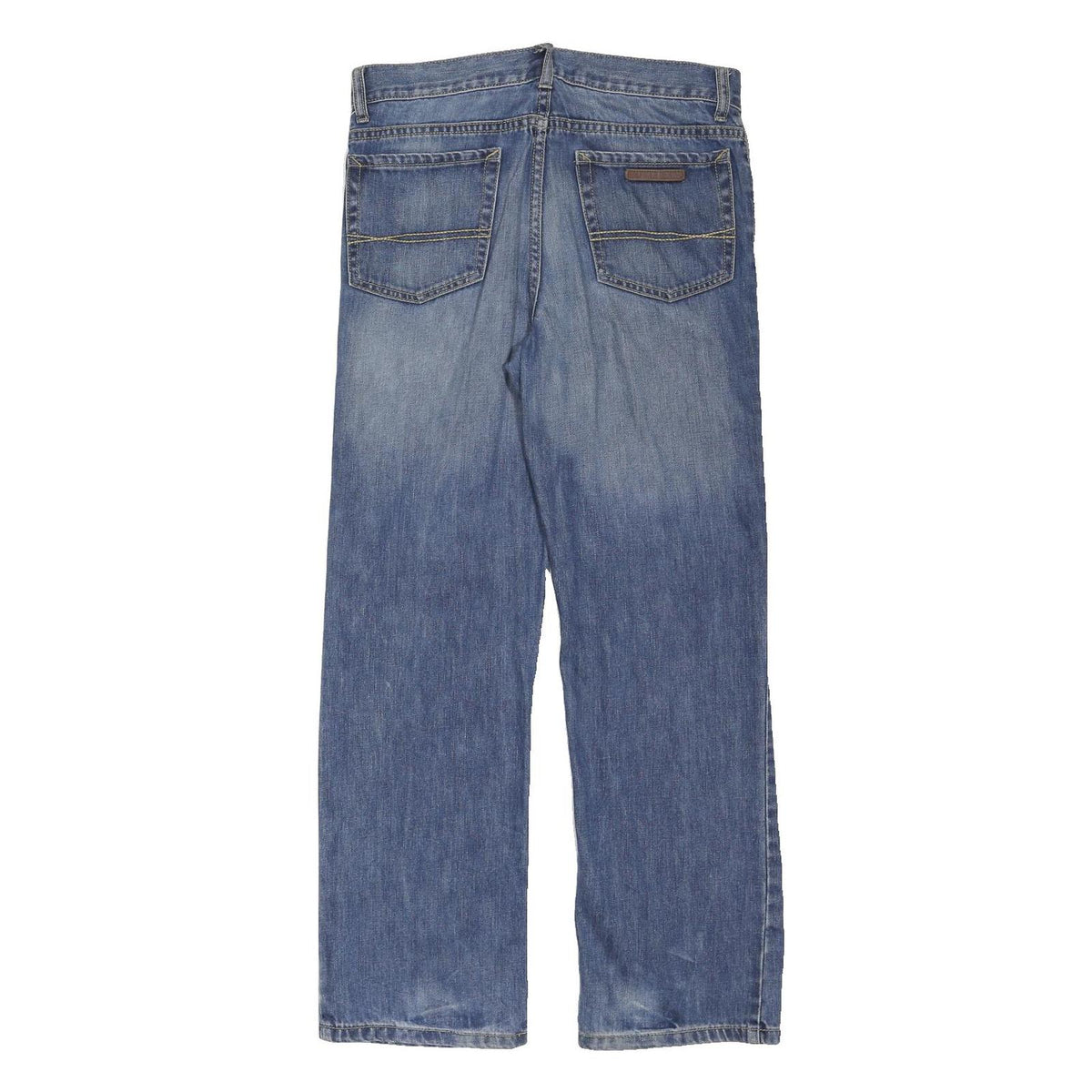 TOMMY HILFIGER Mens Jeans Blue Classic Straight Denim Medium W30 L28 Zip Cotton