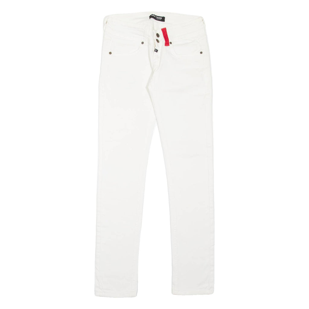 PAUL FRANK INDUSTRIES Womens Jeans White Slim Skinny W29 L33