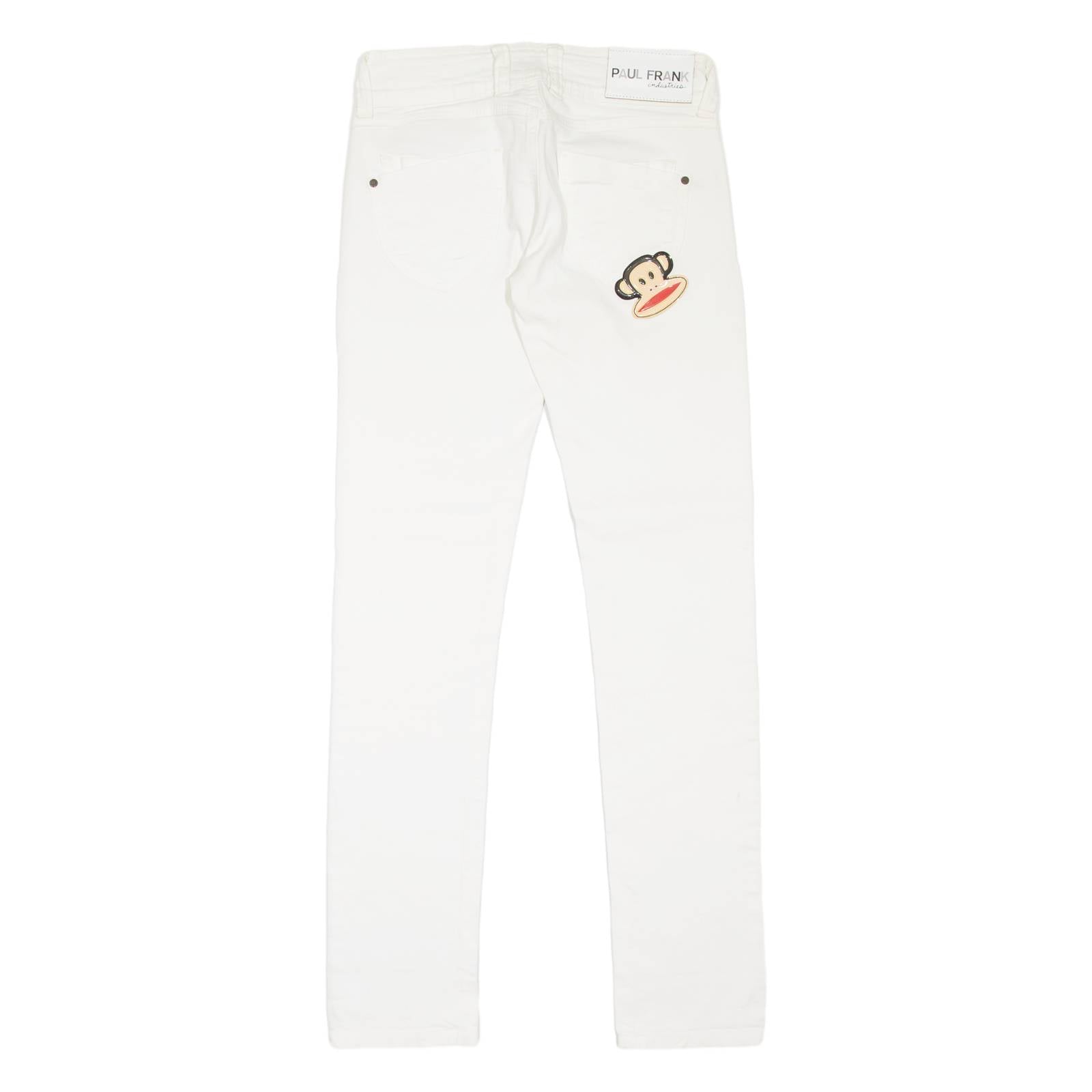 PAUL FRANK INDUSTRIES Womens Jeans White Slim Skinny W29 L33