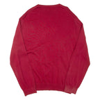 NAUTICA Mens Jumper Red Tight Knit XL