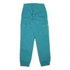 DICKIES Womens Cotton Blend Blue Relaxed Tapered Trousers W25 L30 Cargo Pocket