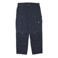 DICKIES Mens Cotton Blend Navy Relaxed Straight Trousers W34 L29 Workwear Cargo