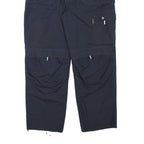 DICKIES Mens Cotton Blend Navy Relaxed Straight Trousers W34 L29 Workwear Cargo