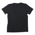 ADIDAS Mens Black Cotton Blend T-Shirt M Short Sleeve Crew Neck Logo Print