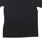 ADIDAS Mens Black Cotton Blend T-Shirt M Short Sleeve Crew Neck Logo Print