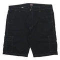 DICKIES Mens Black Cargo Shorts XL W40 Cotton Blend Workwear Style