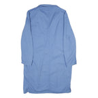 ESCO Mens Blue Cotton Casual Jacket XL Button Pocket Plain Lightweight