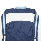 REEBOK Womens Navy & White Zip Up Polyester Blend Track Jacket UK 14 Casual