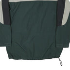 COLUMBIA Mens Green & Black Zip Jacket L Polyester Blend Colourblock Outdoor