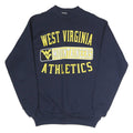 TULTEX Mens Navy Blue West Virginia Mountaineers Crew Neck M Sweatshirt
