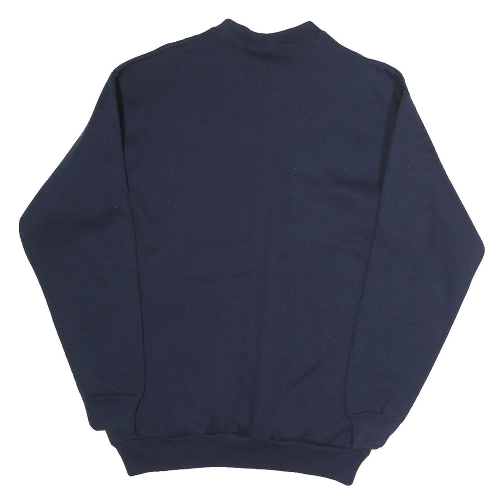 TULTEX Mens Navy Blue West Virginia Mountaineers Crew Neck M Sweatshirt