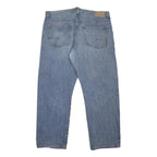 CALVIN KLEIN JEANS Mens Relaxed Denim Light Blue Cotton W38 L30 Casual Zip Fly