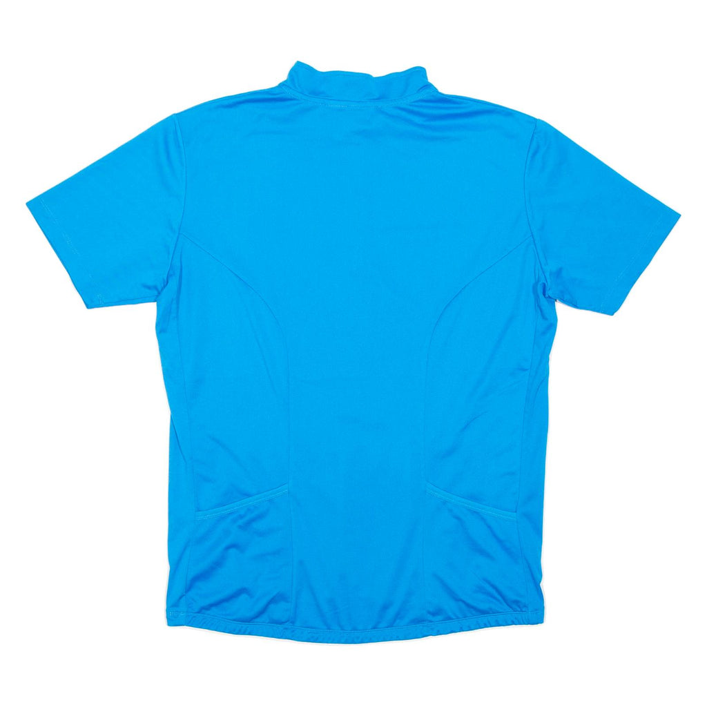 Cycling Mens Jersey Blue 1/4 Zip 2XL