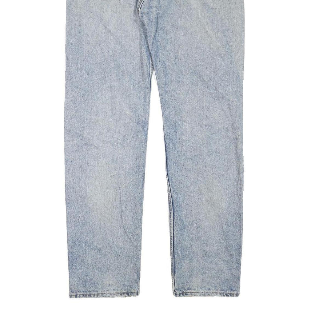 LEVI'S 505 Mens Regular Fit Straight Denim Light Blue W34 L31 Classic Cotton