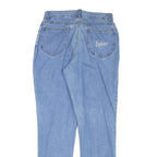 EXPLORER Womens Slim Blue Denim Light Jeans W30 L31 Stylish Cotton Blend Zip