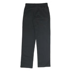 DICKIES Mens Cotton Black Regular Straight Trousers W28 L30 Classic Zip Closure