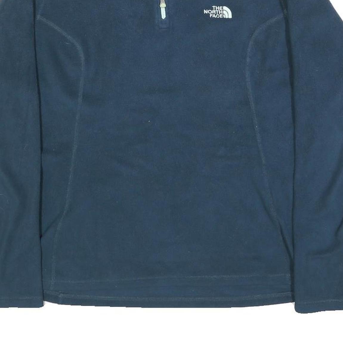 THE NORTH FACE Womens Blue Fleece Pullover Jumper Crew Neck Regular L Outdoor