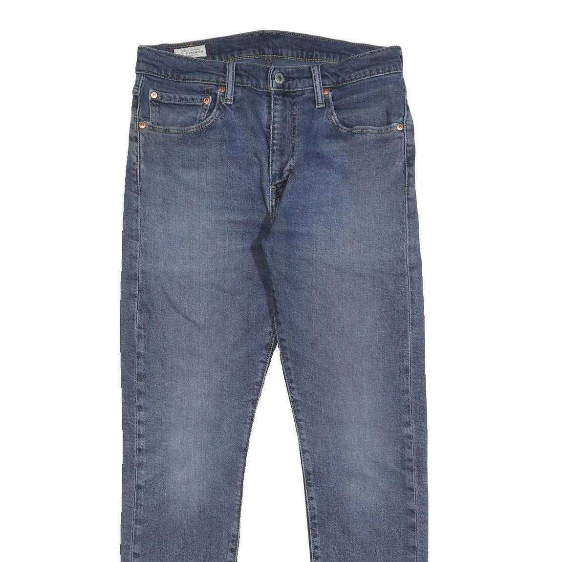 LEVI'S 512 Big E Mens Jeans Blue Slim Skinny Denim Medium W32 L32 Vintage