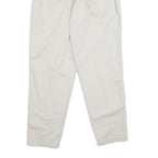 LEE Womens Cotton White Classic Straight Trousers W26 L30 Casual Summer Fit