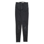 LEVI'S Womens Jeans Black Slim Skinny Denim Medium W26 L30 Stretch Cotton Blend