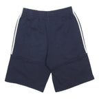 ADIDAS Mens Shorts Navy Blue Casual S W26 Cotton Blend Elastic Waistband