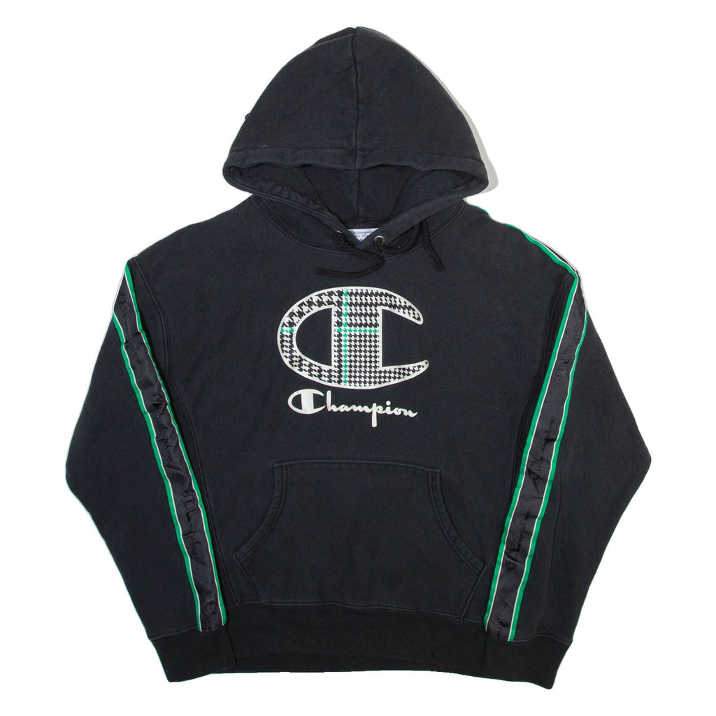 CHAMPION REVERSE WEAVE Womens Black Hoodie L