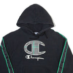 CHAMPION REVERSE WEAVE Womens Black Hoodie L