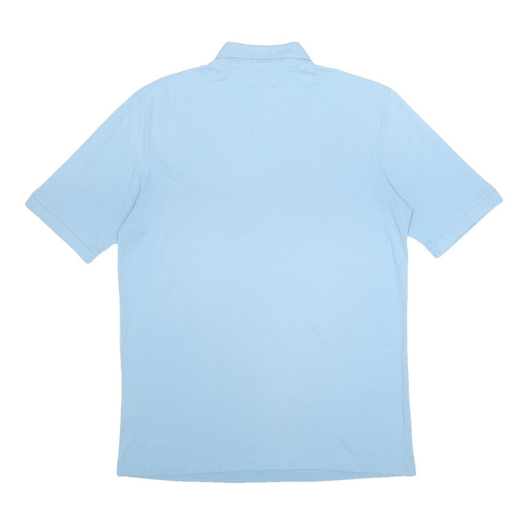 KAPPA Mens Blue Polo Shirt XL Cotton Blend Short Sleeve Plain Casual Basic