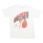 RODMAN Mens White Graphic T-Shirt L Short Sleeve Crew Neck Cotton Casual